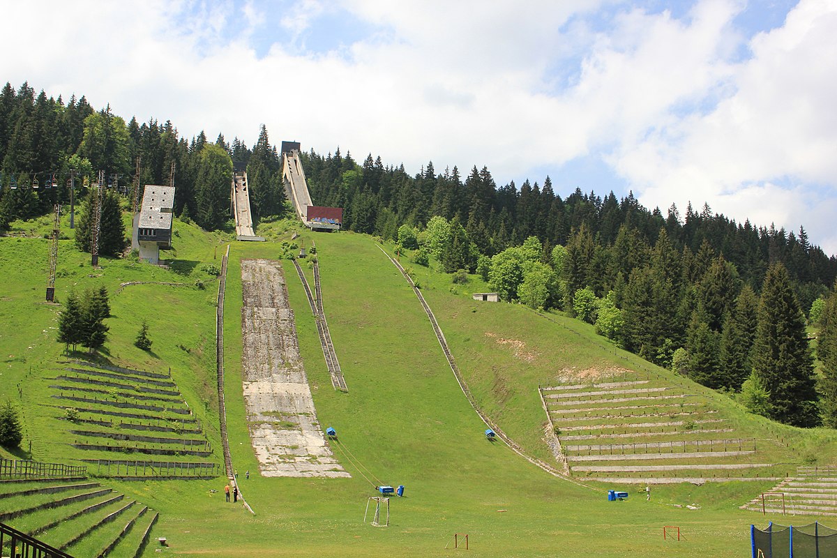 Malo Polje – Igman in Bosnia and Herzegovina - a ski slope.
