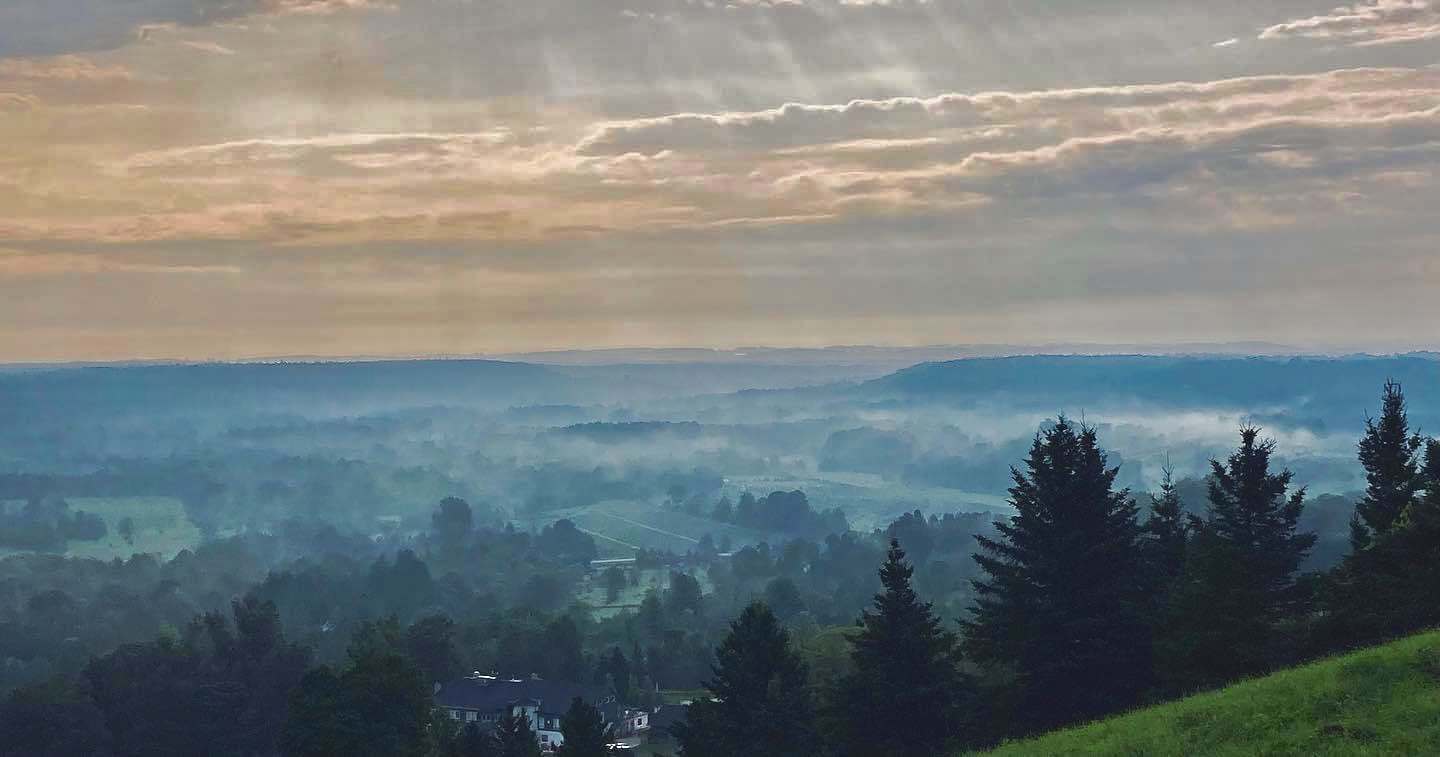 Mansfield Ski Club in Canada - a view from the top of a hill.