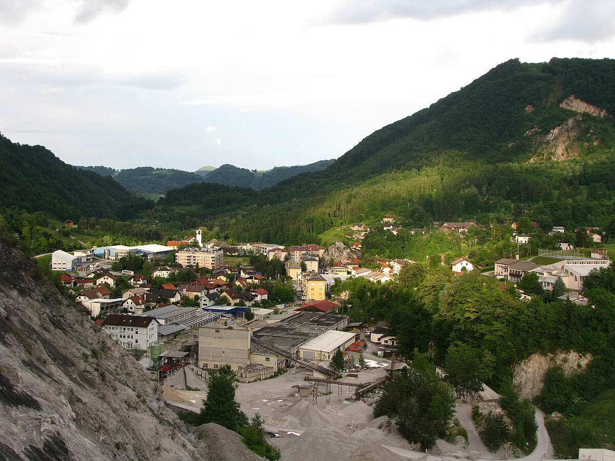 Marela – Kisovec in Slovenia - a view from the top of a mountain.