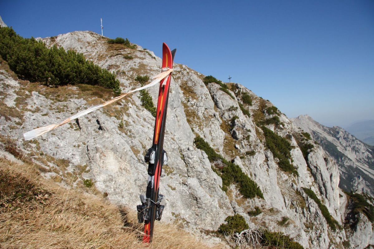Stoderzinken – Gröbming in Austria - the sky is clear and blue.