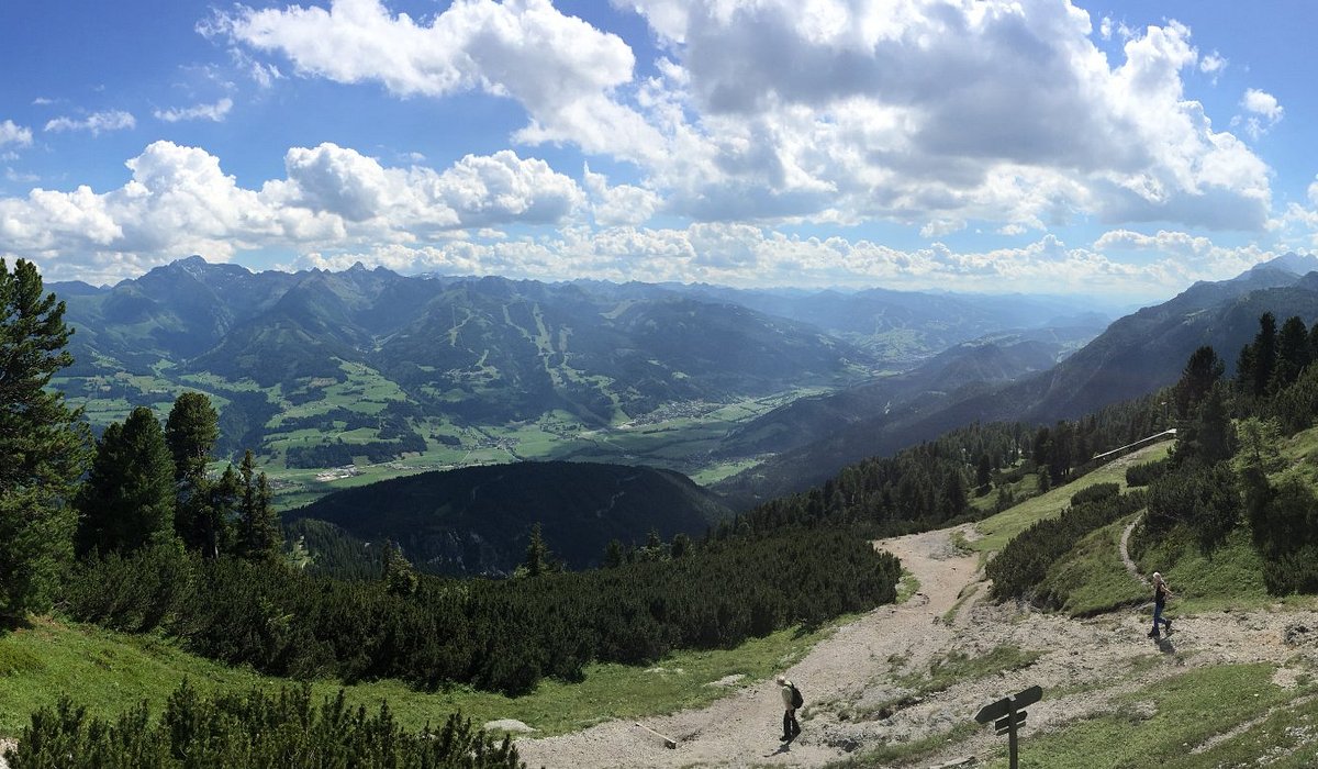 Stoderzinken – Gröbming in Austria - a view from the top of a mountain.