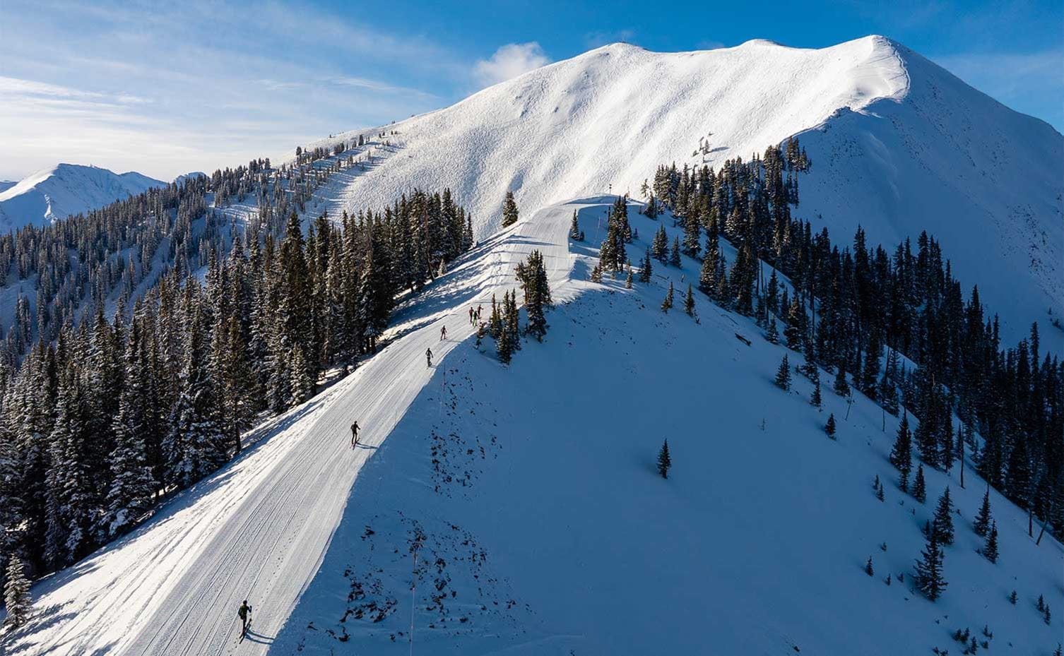 Aspen Highlands in USA - a snow covered mountain.