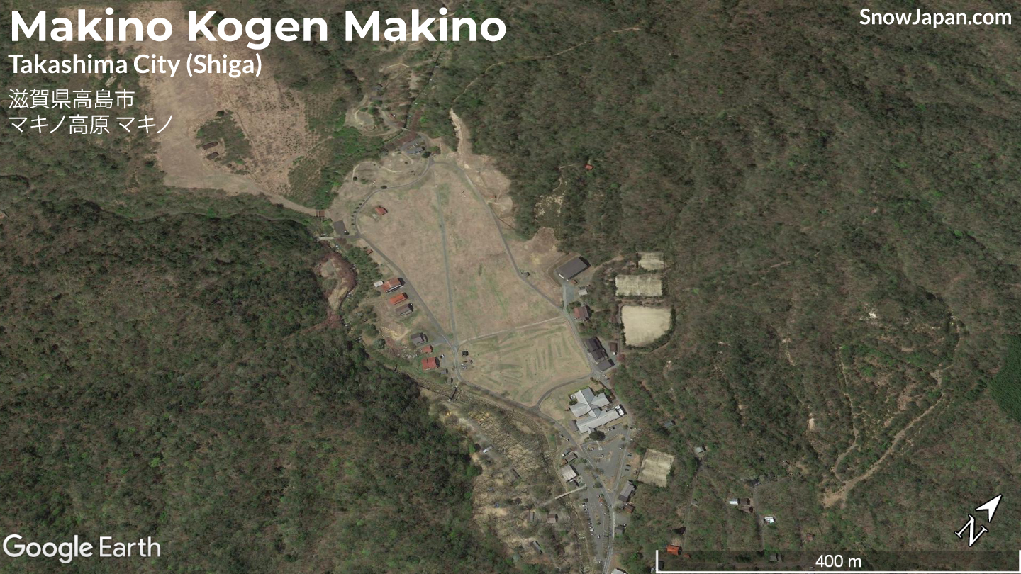 Makinoiri Kogen in Japan - a satellite image shows the location of the site of the site where the site is located.