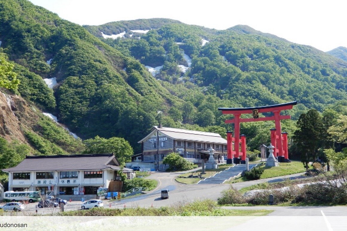 Yudonosan in Japan - a red tori tori tori tori tori tori tori tori tori tori tori tori tori tori tori.