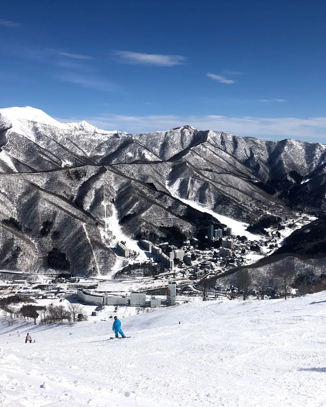 Nakasato Kiyotsu in Japan - the view from the top of the mountain.