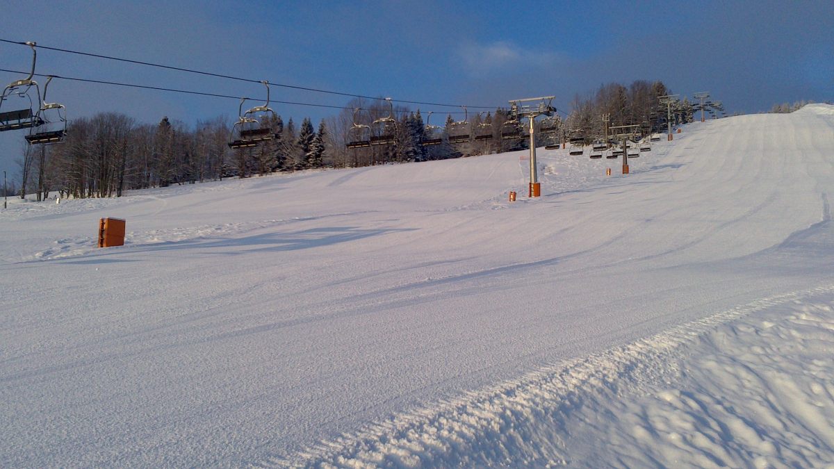 Kunčice – Pod Snezníkem in Czech Republic - a snow covered ski slope.