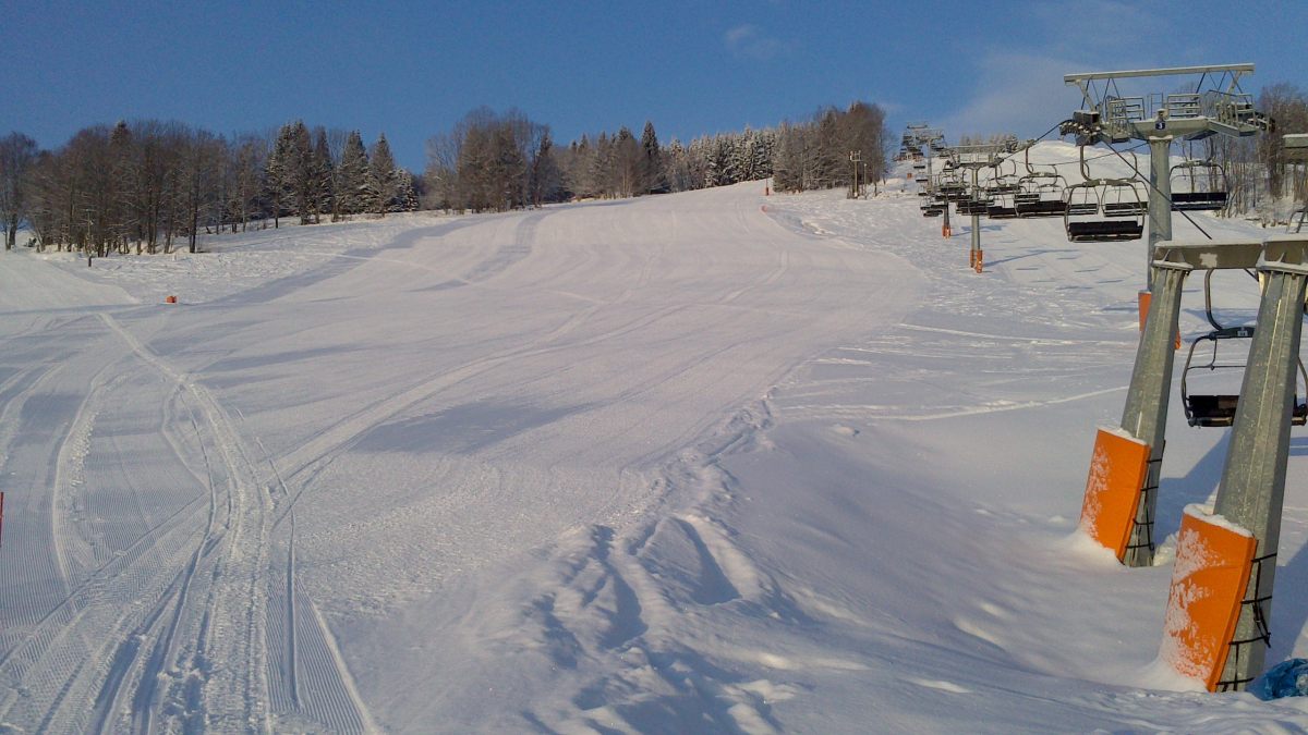 Kunčice – Pod Snezníkem in Czech Republic - a ski slope covered in snow.
