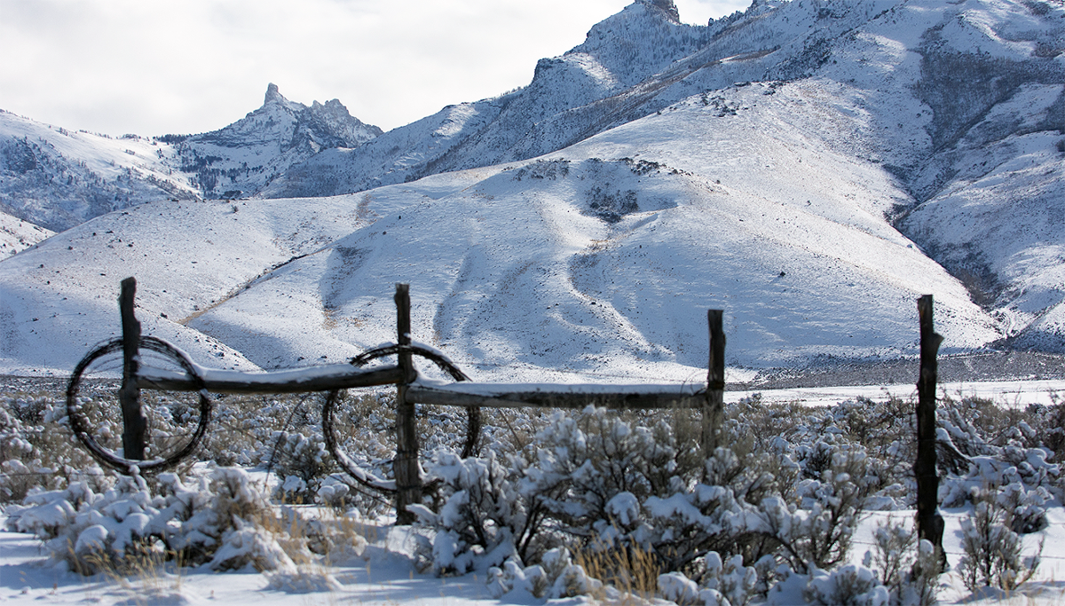 Elko Snobowl in USA - snow on the ground.