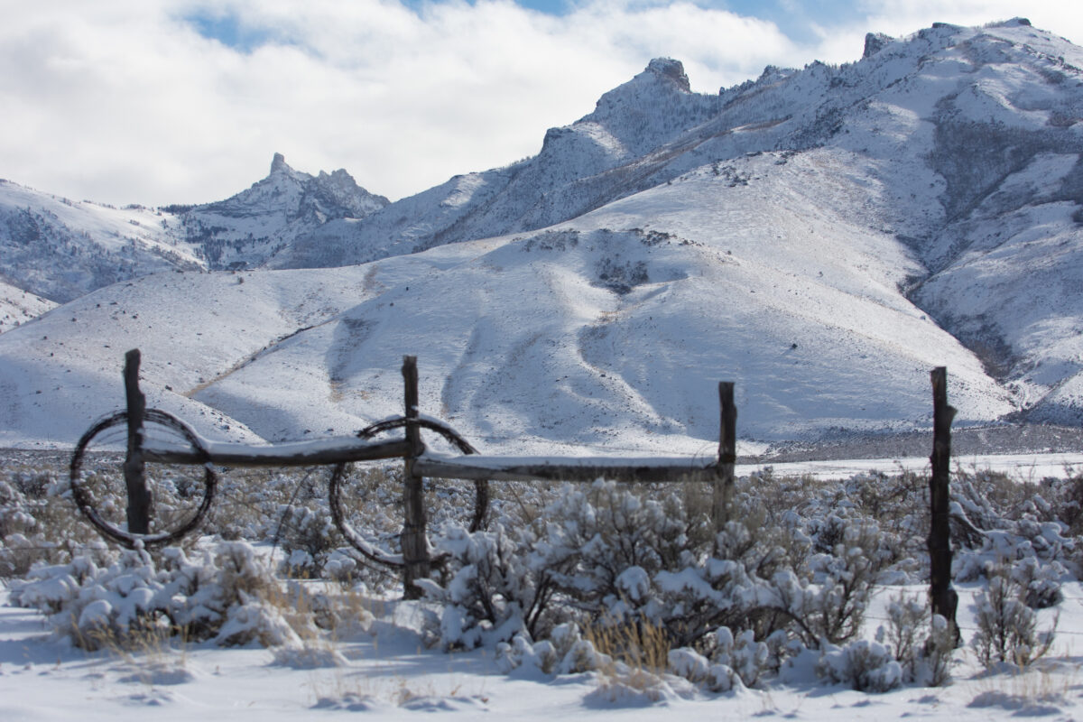 Elko Snobowl in USA - snow on the ground.