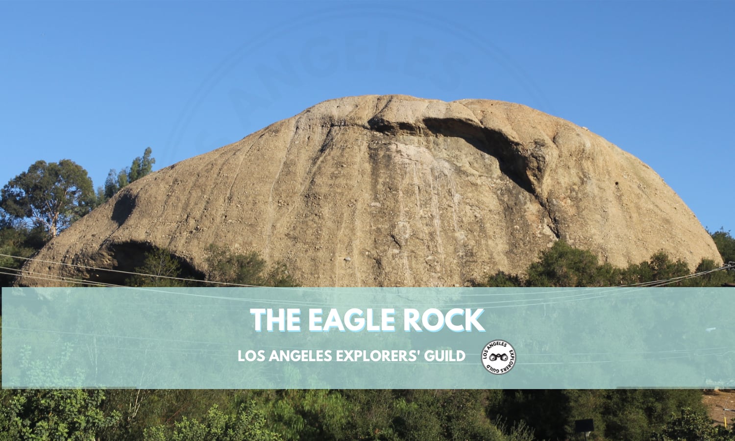Eagle Rock in USA - the eagle rock in los, california.