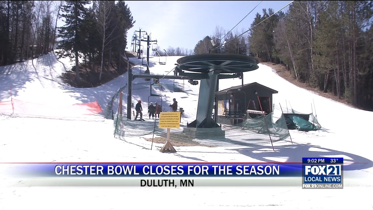 Chester Bowl in USA - a snow covered ski slope with people on it.