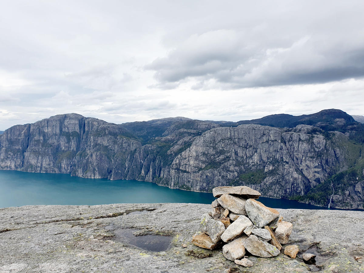 Sollifjellet in Norway - a large body of water.