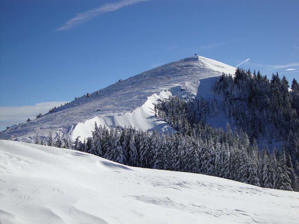Rathvel – Châtel-St-Denis in Switzerland - a clear blue sky.