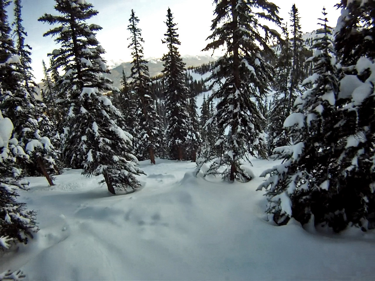 Marmot Basin in Canada - snow on the ground.