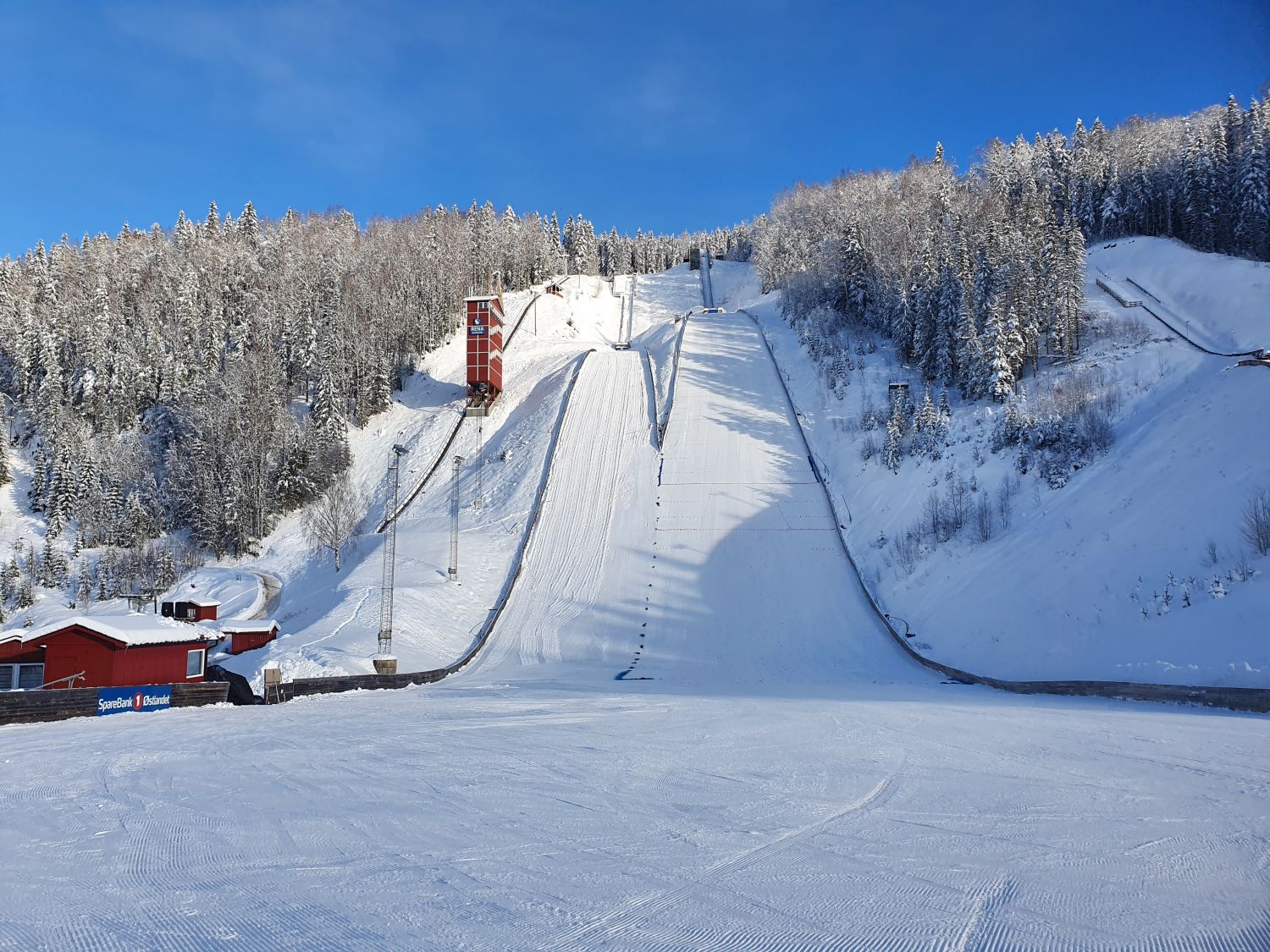 Rena in Norway - a snow covered ski slope.