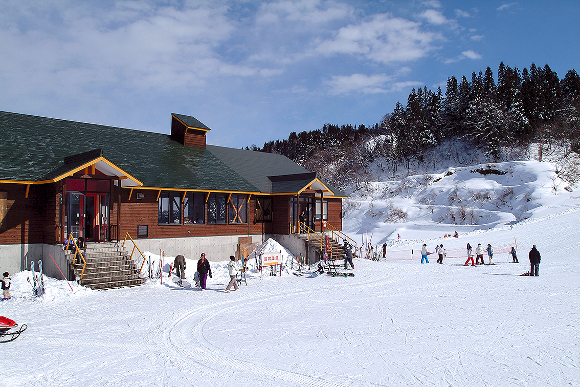 Matsudai in Japan - snow on the ground.