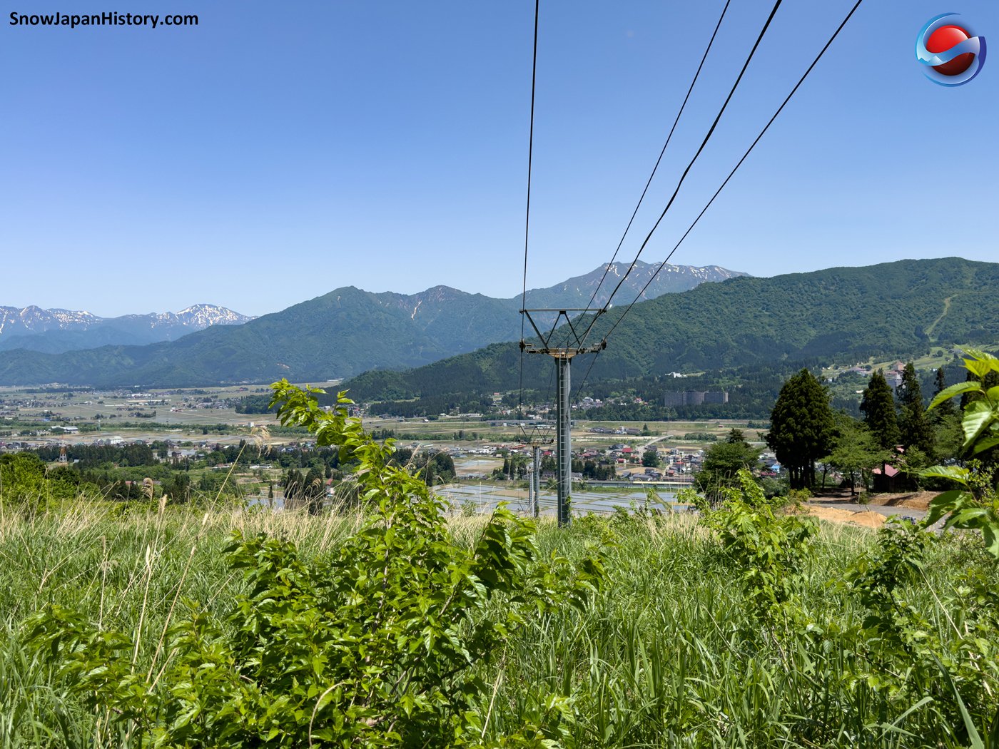 Ishiuchi Hanaoka in Japan - the view from the top of the mountain.