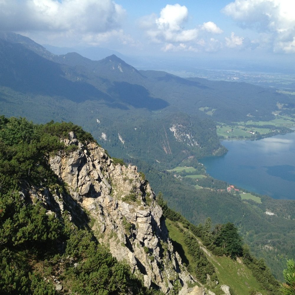Oedberg – Gmund-Ostin in Germany - the view from the top of the mountain.