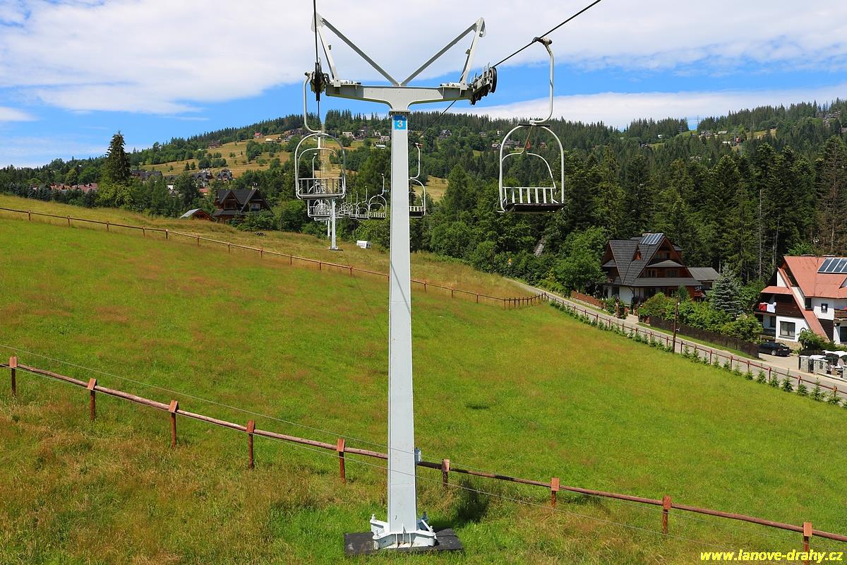 Dolní Lomná – Armáda in Czech Republic - the sky is blue and white.