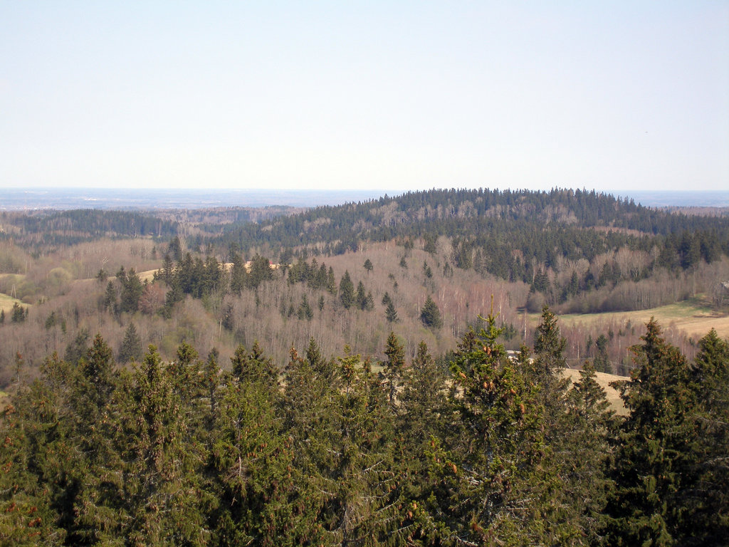 Kuutse Hill – Otepää in Estonia - the view from the top of a hill.