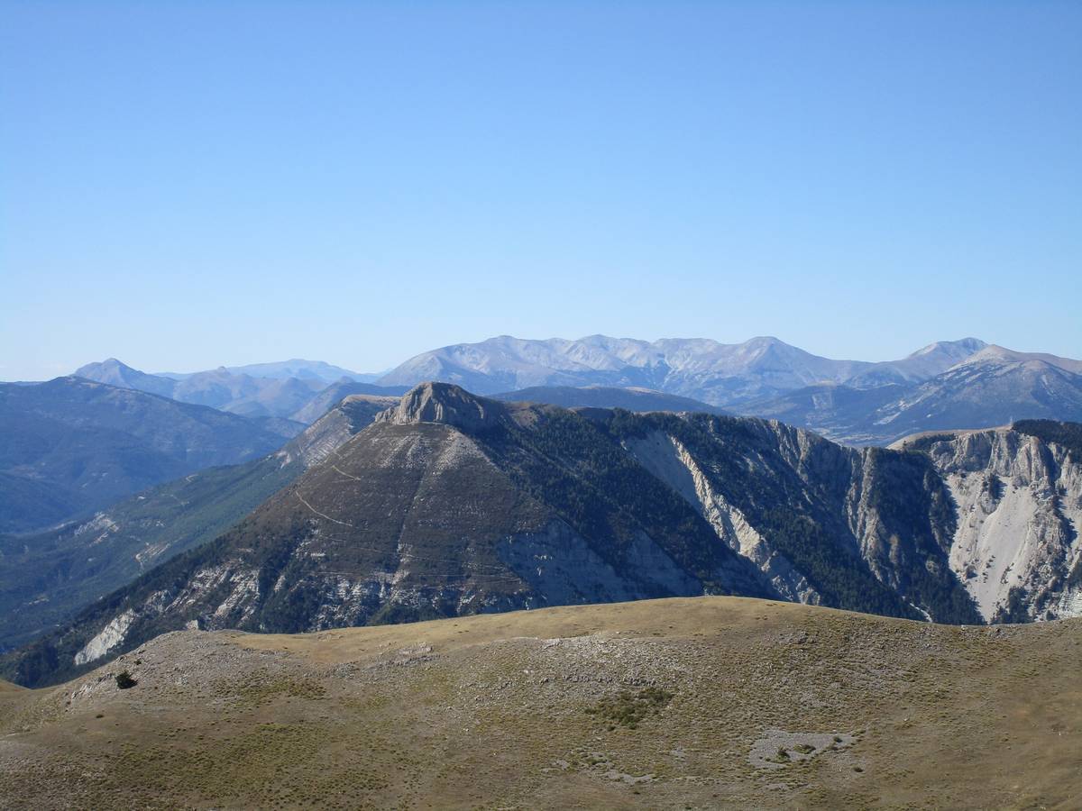 Vauplane – Soleilhas in France - a clear blue sky.