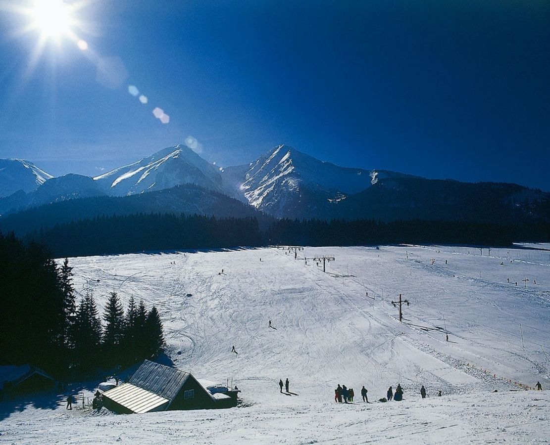 Strednica – Ždiar in Slovakia - the sun is shining.