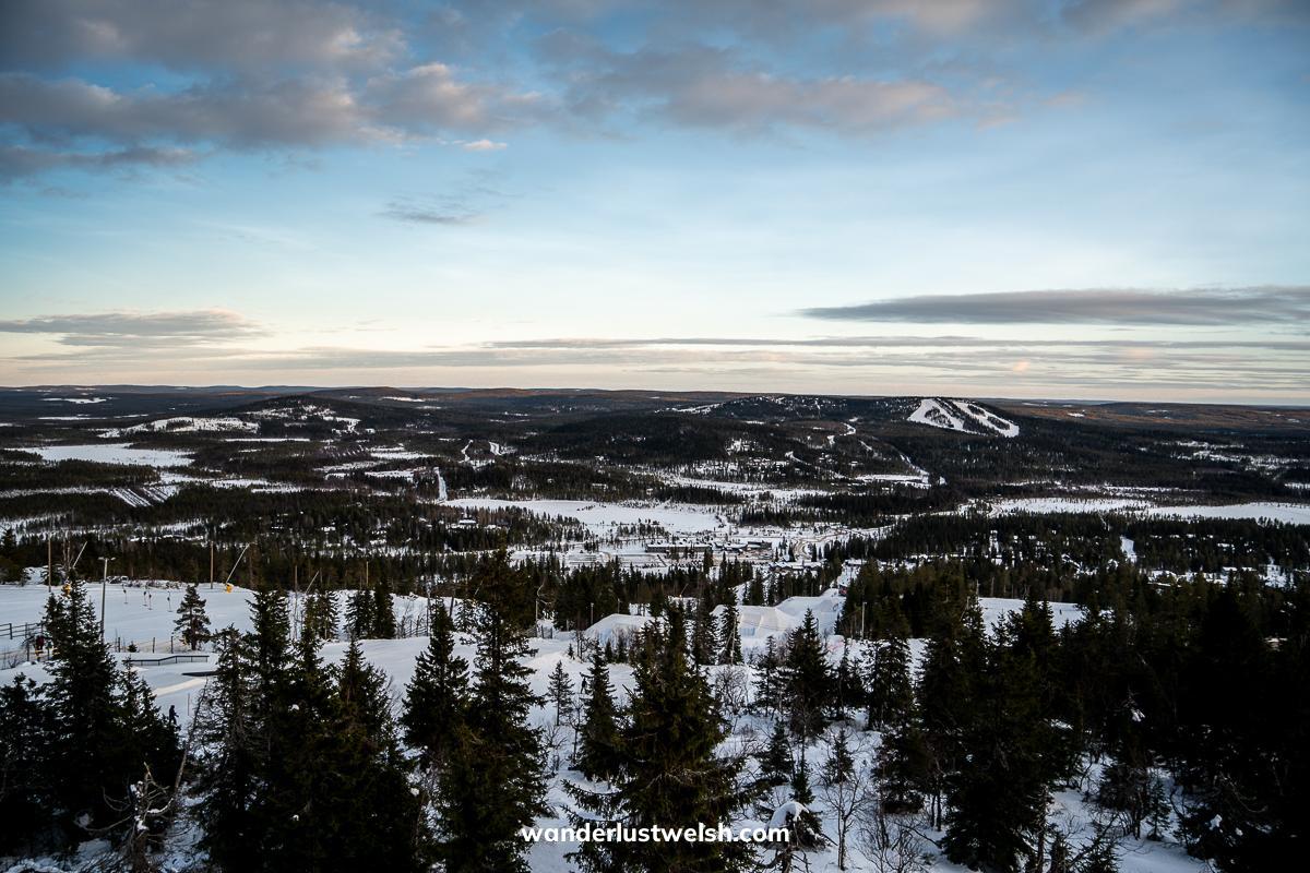 Pikku-Syöte | Syötekeskus in Finland - the view from the top of the mountain.
