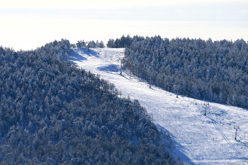 Crni Vrh in Serbia - a snow covered mountain.