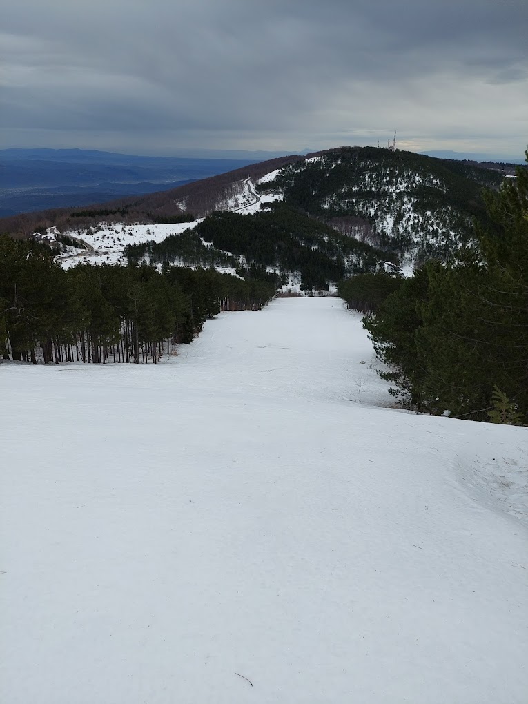 Sneško Goč in Serbia - the view from the top of the mountain.