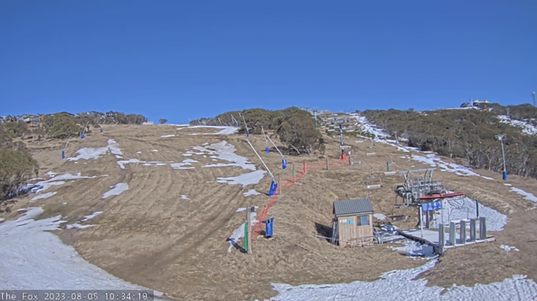 Mt Buller in Australia - a ski slope covered in snow.