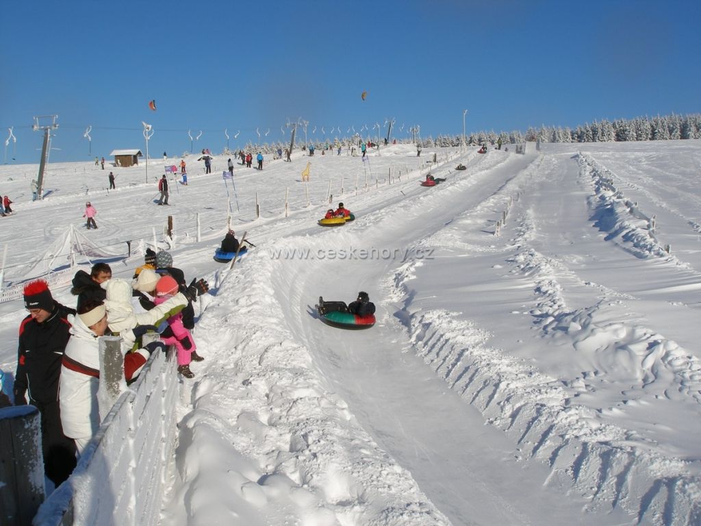 Novako – Boží Dar in Czech Republic - snow on the ground.