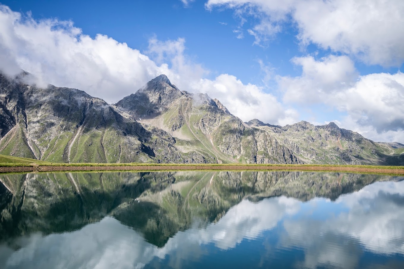 Grossglockner in Austria - a body of water with mountains in the background.