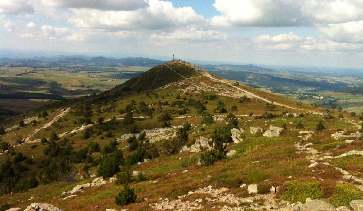Mézenc – Les Estables in France - a view from the top of a mountain.
