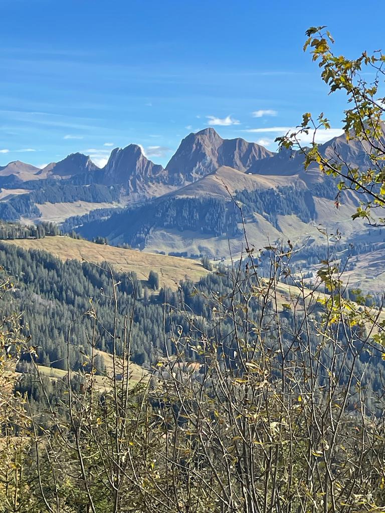 Ottenleue – Sangernboden in Switzerland - a view of the mountains from the top of a mountain.