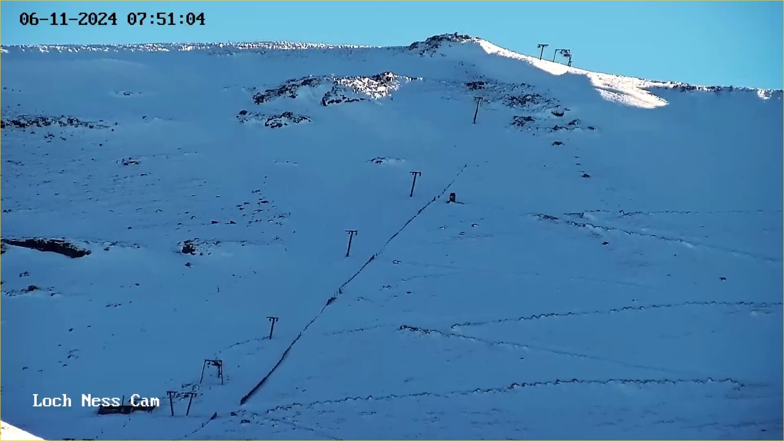 Tiffindell in South Africa - a mountain covered in snow.