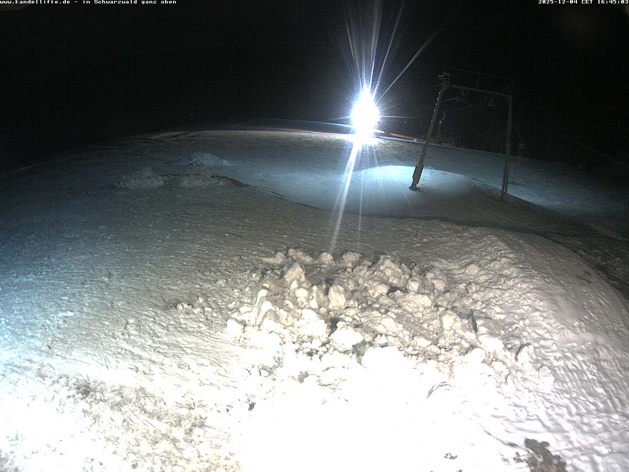 Kandel in Germany - a view of a field with a power line.