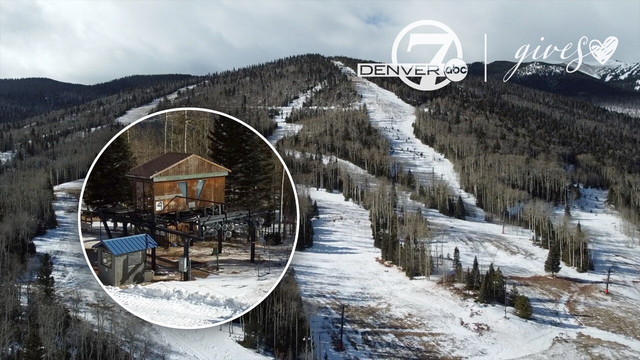 Cuchara Mountain Park in USA - an aerial view of a cabin in the mountains.