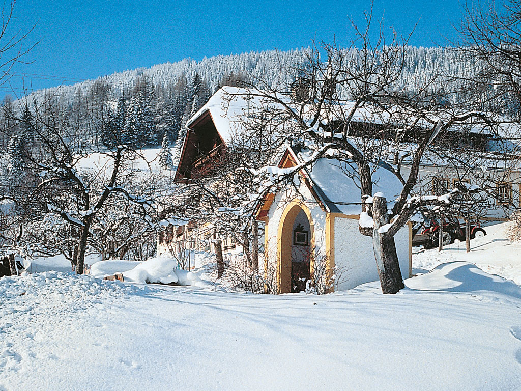 Petersbründl – St Michael im Lungau in Austria - snow on the ground.