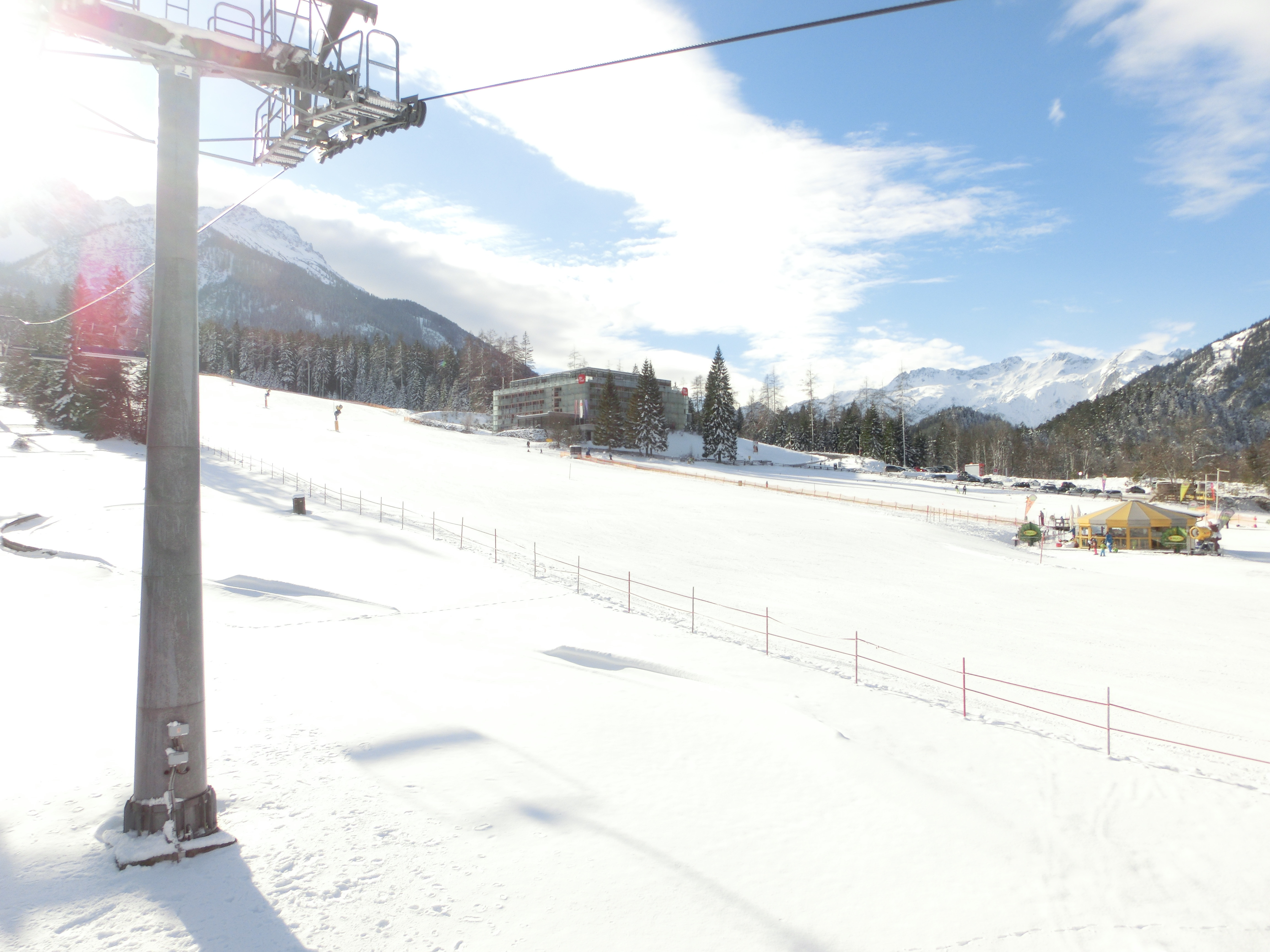 Marienbergbahnen Biberwier in Austria - a snow covered ski slope.