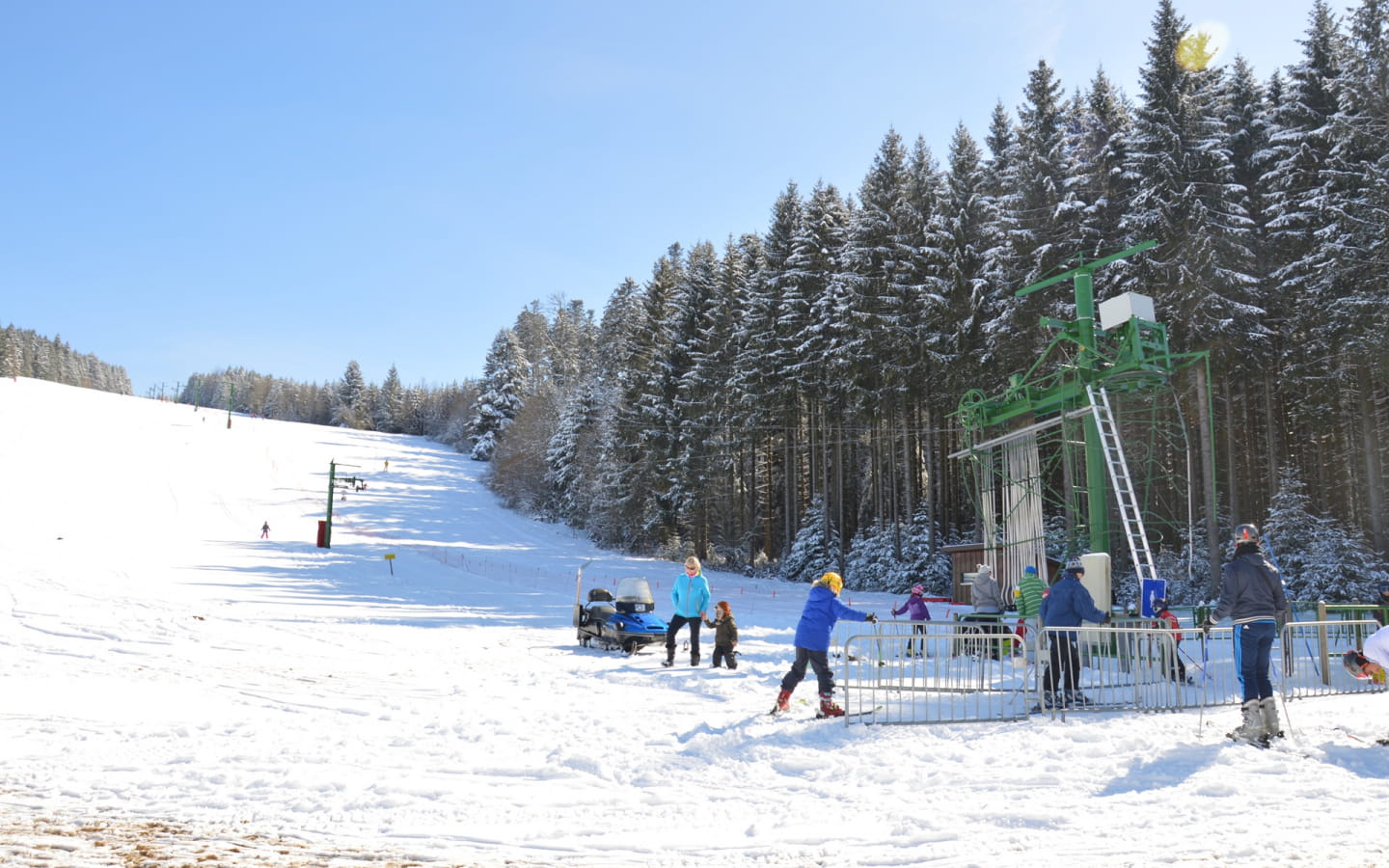La Combe Saint-Pierre in France - snow on the ground.