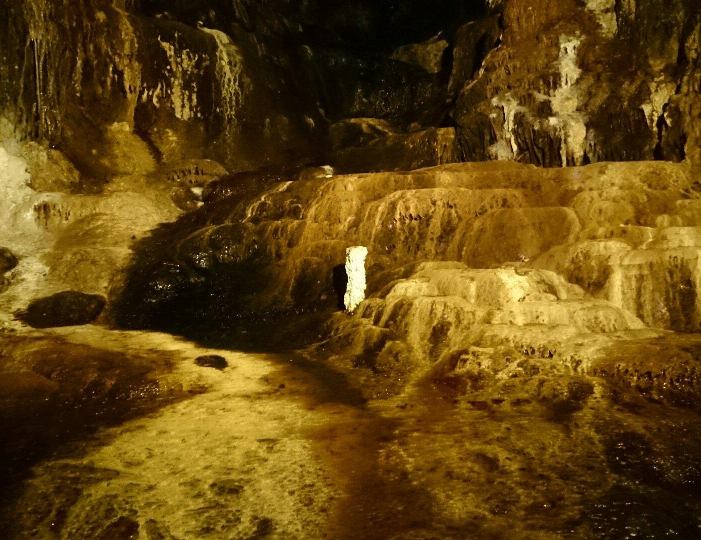 Schmiedefeld am Rennsteig in Germany - the inside of a cave.