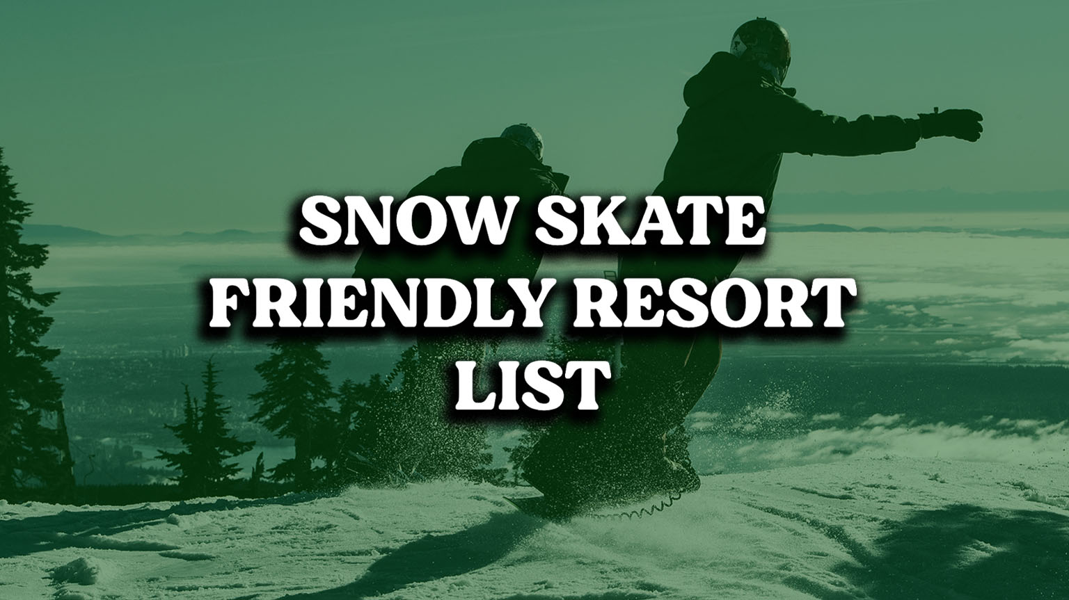 Spring Hill Winter Park in Canada - a person jumping in the air on a snowboard.