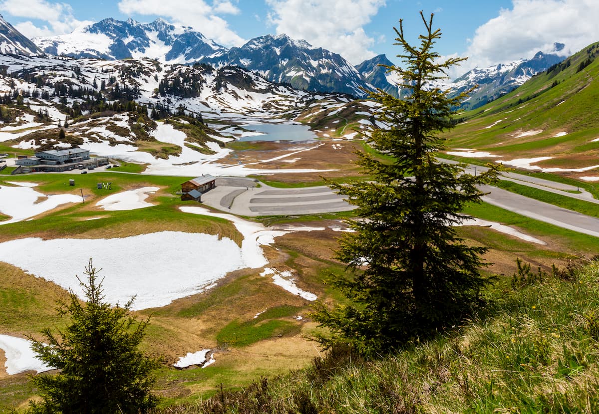 Wildentallift in Austria - a road in the mountains with snow on it.