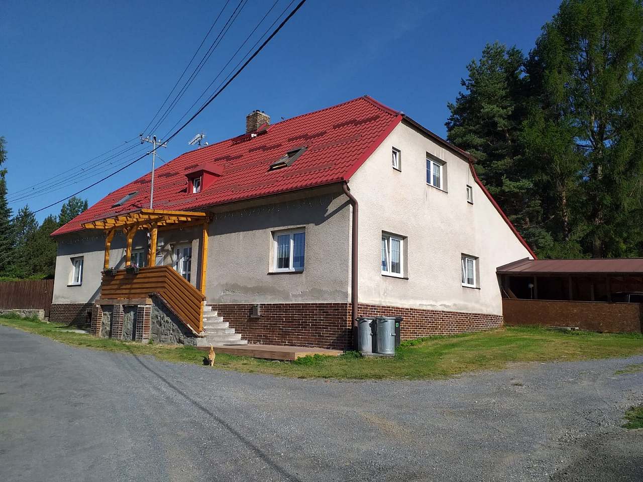 Annaberg – Suchá Rudná in Czech Republic - a house with a red roof and a red tiled roof.