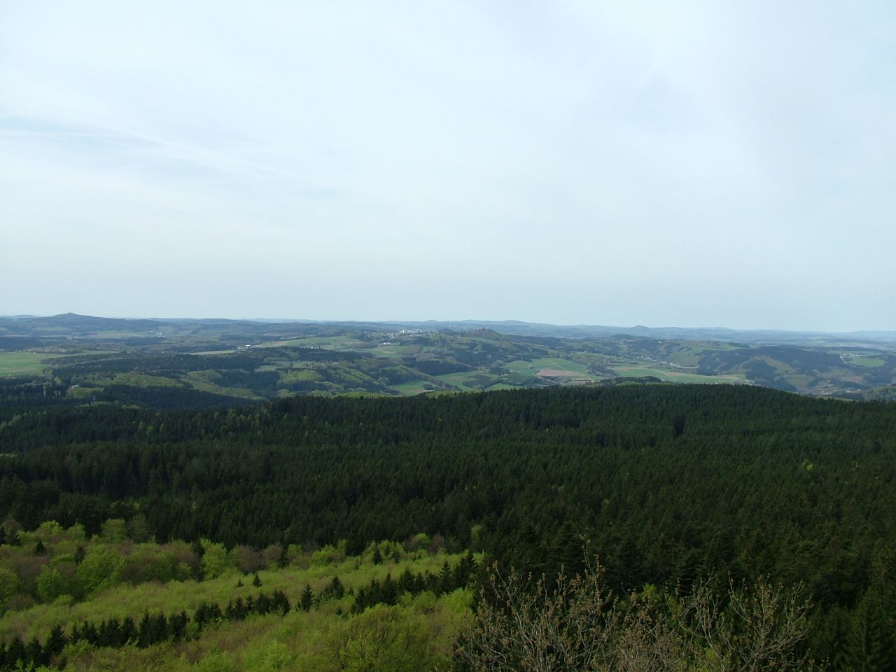 Hohe Acht – Jammelshofen in Germany - the view from the top of the hill.
