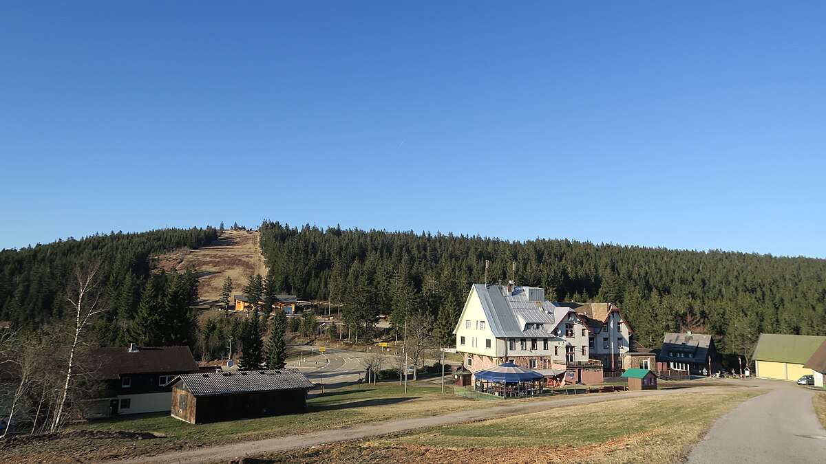 Unterstmatt in Germany - a view of a small town in the mountains.