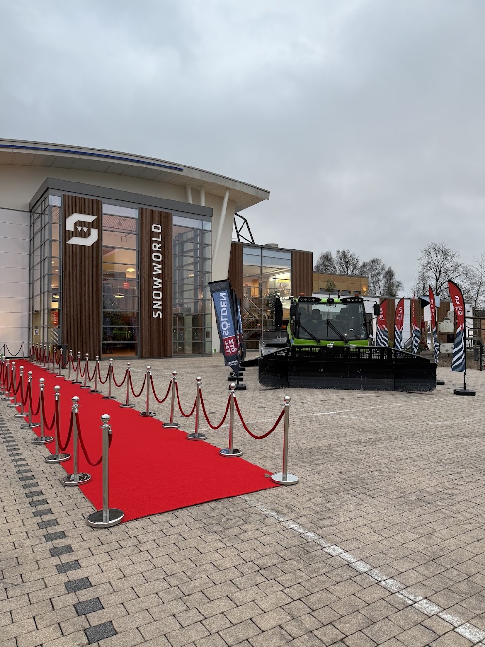 Unterstmatt in Germany: a red carpet is placed in front of a building.