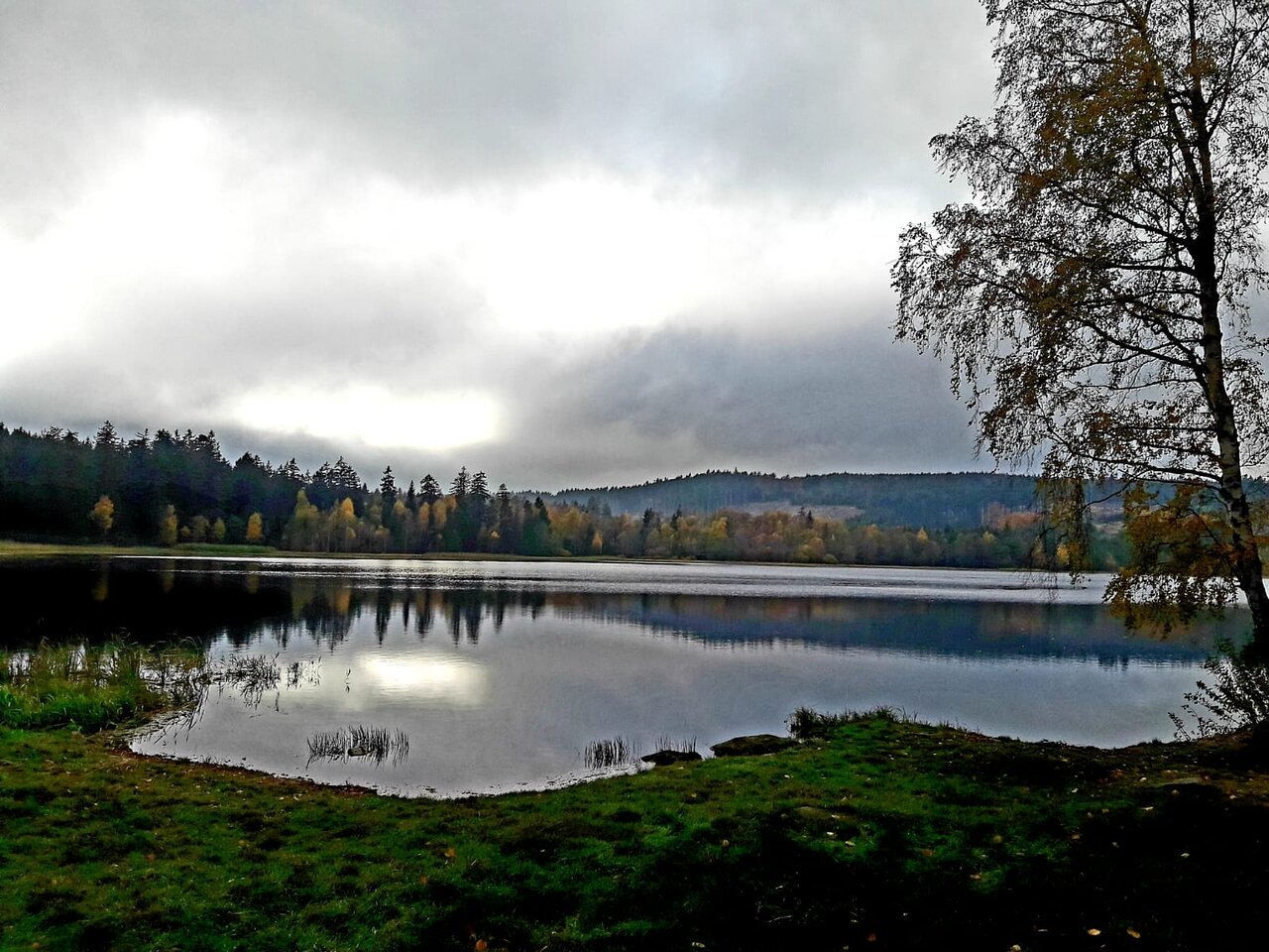 U Bambuchu in Czech Republic - a large body of water with trees in the background.
