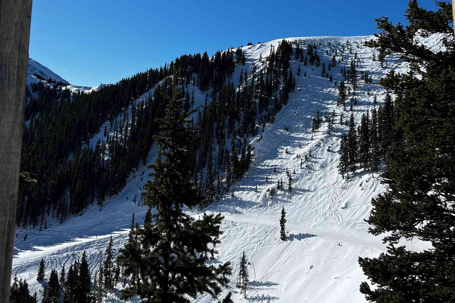 Taos in USA - a snow covered mountain.