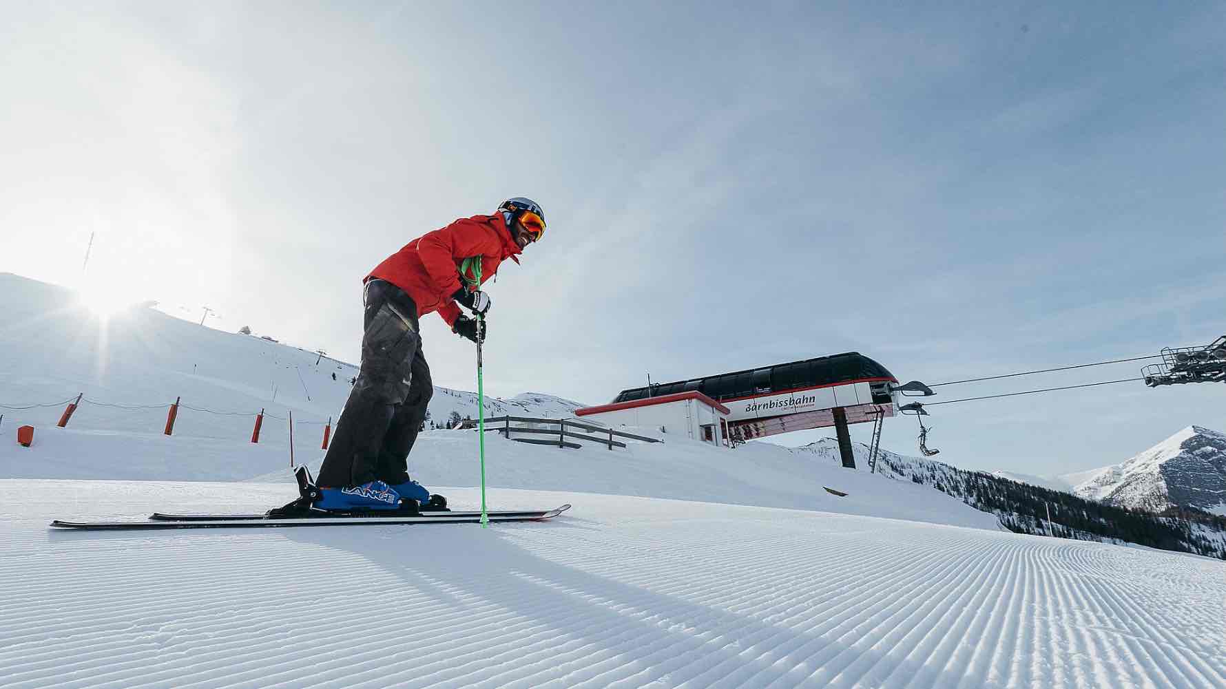 Goldeck – Spittal an der Drau in Austria - a man riding skis down a snow covered slope.